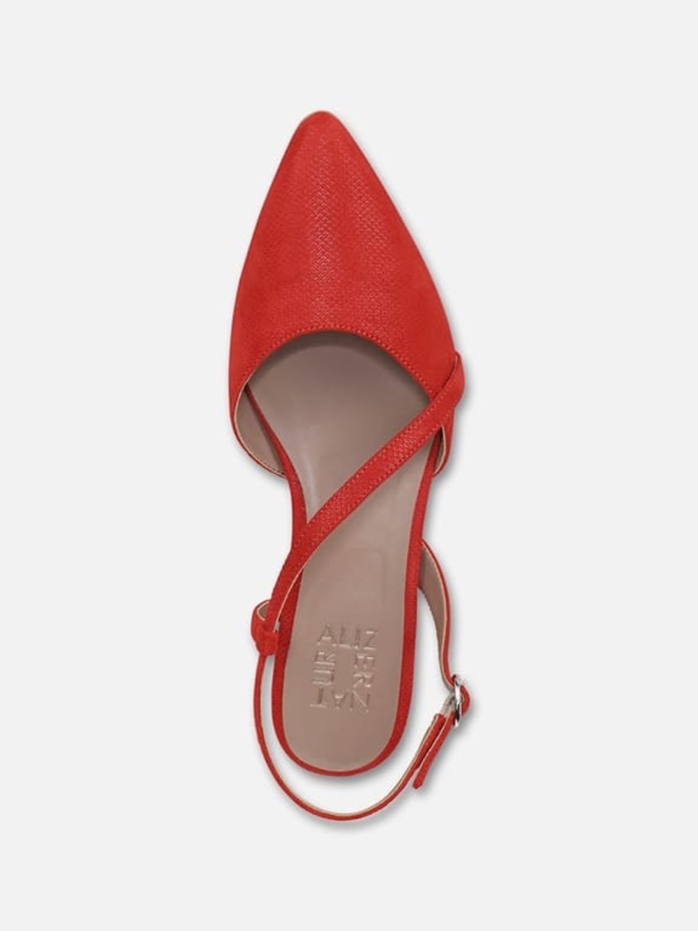 Naturalizer Red hawaii slingback flats NWT - Picture 4 of 6